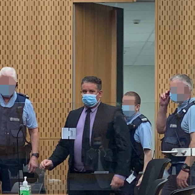 Garath Collings was sentenced in Christchurch today. Photo: Kurt Bayer / NZH