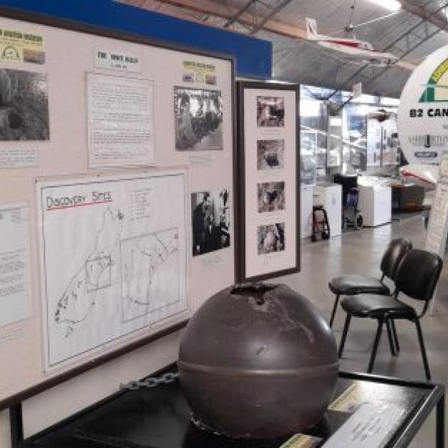 The spaceball was tested for radioactivity but cleared. Photo: Supplied