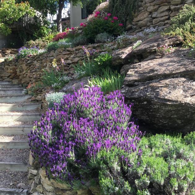 One of the biggest challenges of Keith McRobie’s garden in Alexandra is keeping it irrigated.