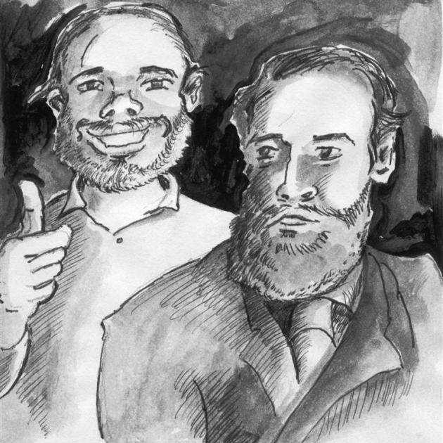 Rejected artists Don Mackenzie and Edouard Manet (the two artists never actually met). Image by Don Mackenzie.