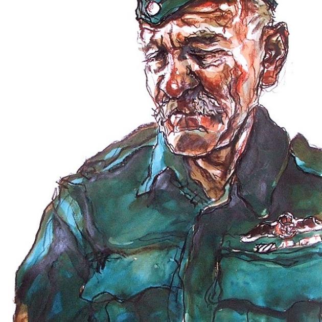 "75 Squadron RNZAF Bomber Command veteran" by Matt Gauldie "75 Squadron RNZAF Bomber Command veteran" by Matt Gauldie