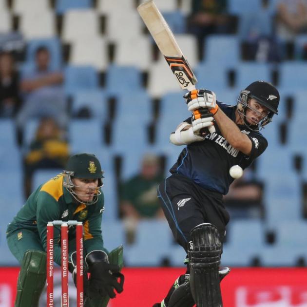 Tom Latham made a steady start, hitting 60 for the Black Caps. Photo: Reuters