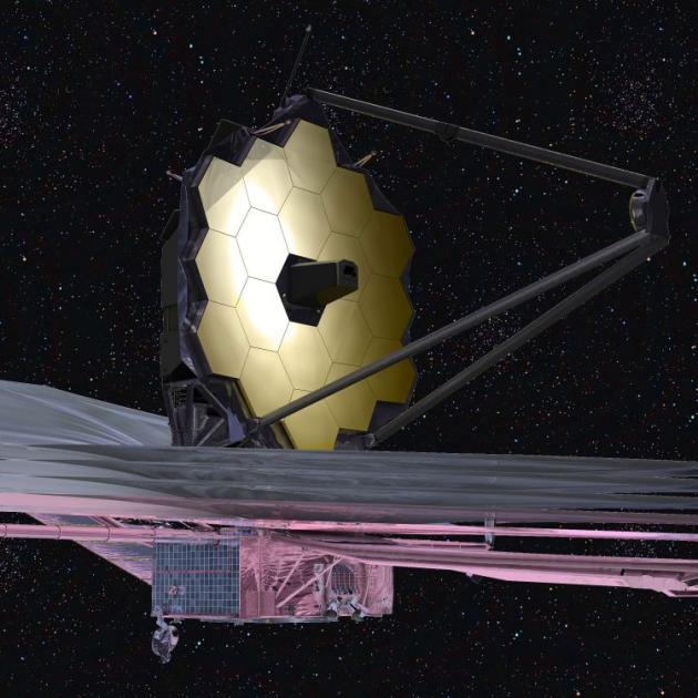 The James Webb Space Telescope. Photo: Nasa