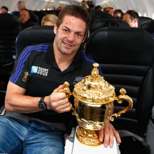 Richie McCaw led the All Blacks to their third World Cup triumph. Photo: Getty Images 