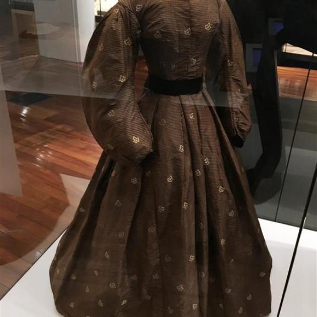 Maria’s wedding dress. Photo: Toitu Otago Settlers Museum