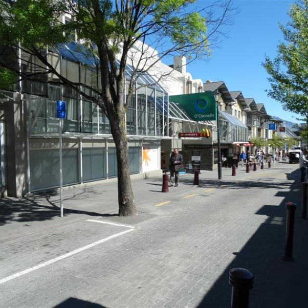 Part of upper Beach St has been closed off. Photo: ODT files