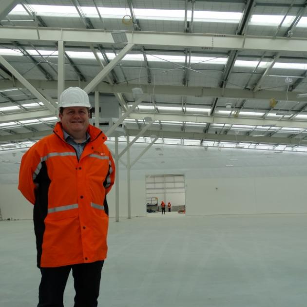 H&J Smith managing director Jason Smith inside the new Mitre 10 Mega store at Shotover Park. Photo: Tracey Roxburgh
