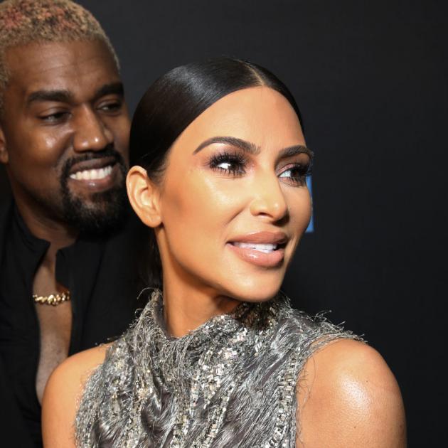 Kanye West and Kim Kardashian West in New York last month. Photo: Getty Images
