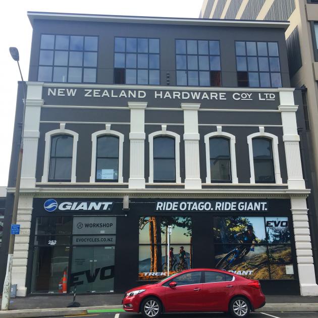 One of the most ambitious redevelopments on this year’s streetscape list is Jared Palmer’s New Zealand Hardware Building in Cumberland St. Photo: Otago Daily Times