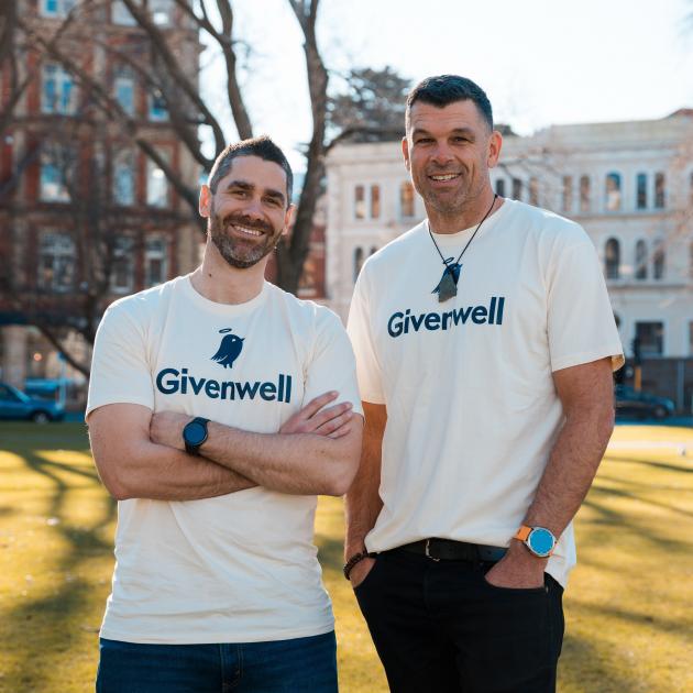 Givenwell founder Jonny Mirken (left) and new CCO Craig Hudson. PHOTO: GIVENWELL
