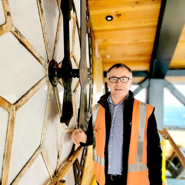 Geoff Butler and his team of watchmakers helped restore the Moorhouse Ave railway station clock...