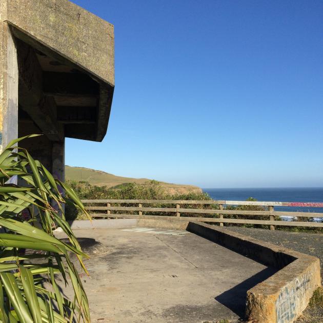Gun emplacement above Smaills Beach.