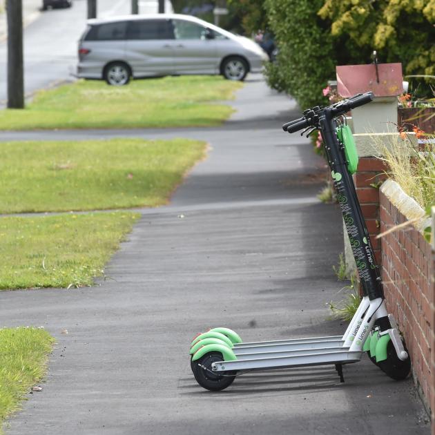 Lime scooters are taking up public footpath space, but as this photo shows, in the background, so...