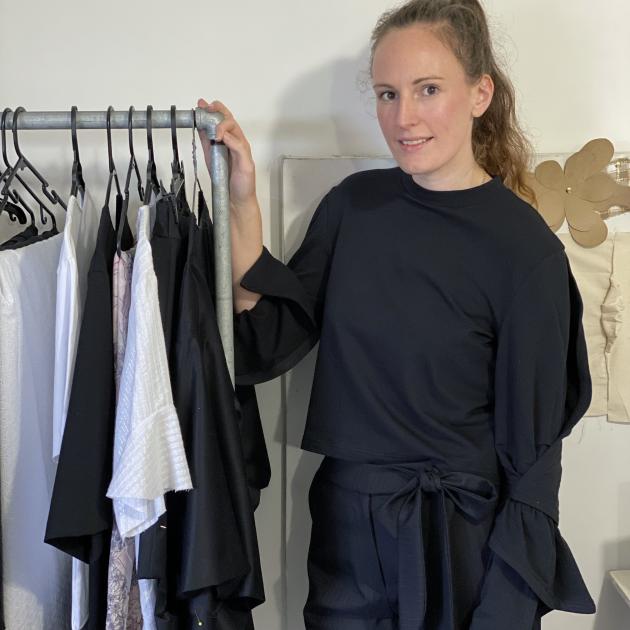 Tess McCone with some of her garments. PHOTO: SUPPLIED