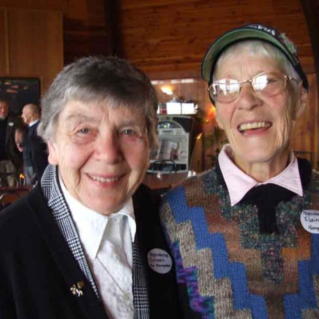 Colleen Dooley and Elaine Lelliott (Hampden).