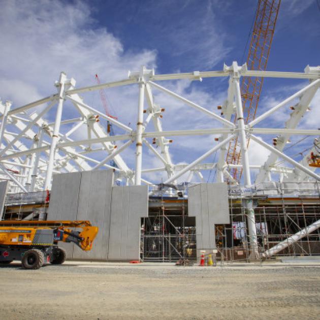 Te Kaha stadium will get $286 million. Photo: Newsline