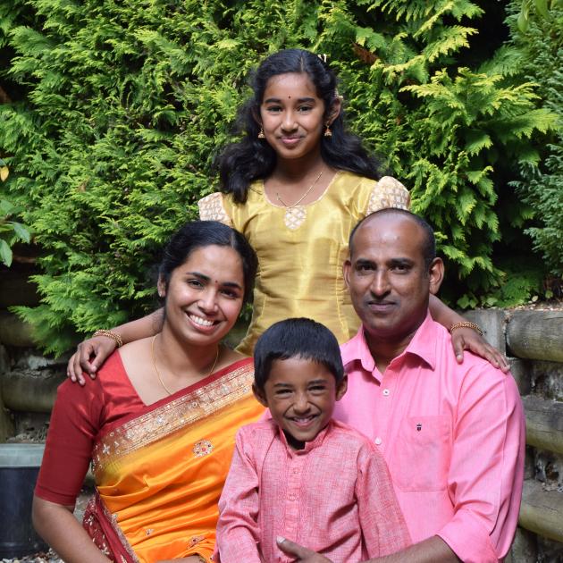 Joby Joseph and his wife Anu Joby and daughter Serah Joby (9) of Helensburgh, became New...
