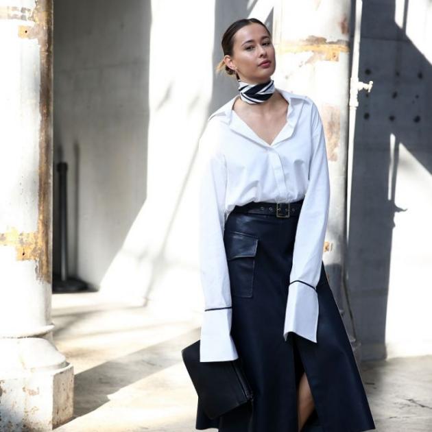 Recreate this look worn by Australian beauty website editor Eleanor Pendleton at the Sydney's Fashion Week earlier this year. Photo: Getty Images