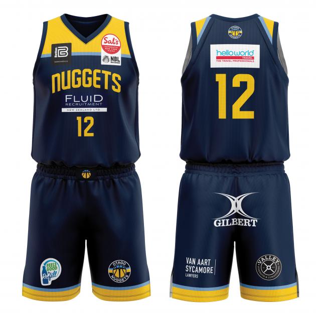 The Otago Nuggets uniform which may or may not be seen next weekend. PHOTOS: SUPPLIED
