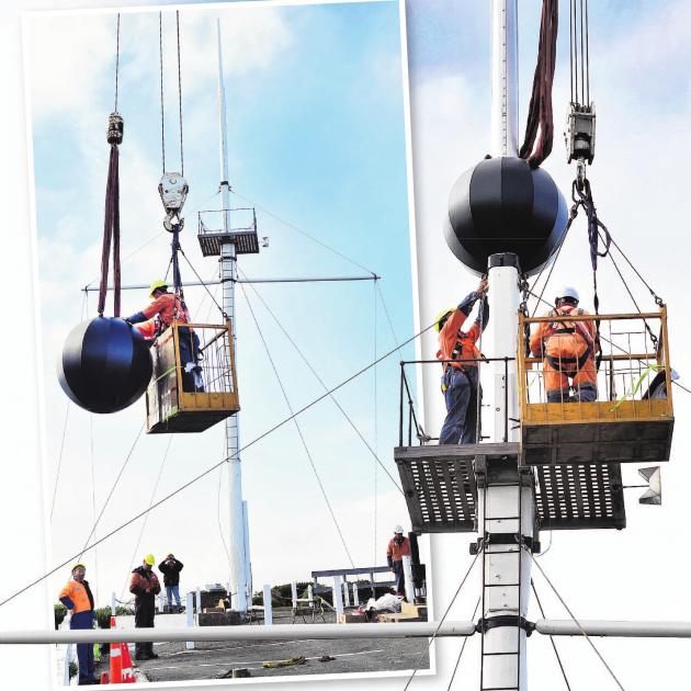 More than 150 years after one was first installed at Port Chalmers’ Flagstaff Lookout, crews from...