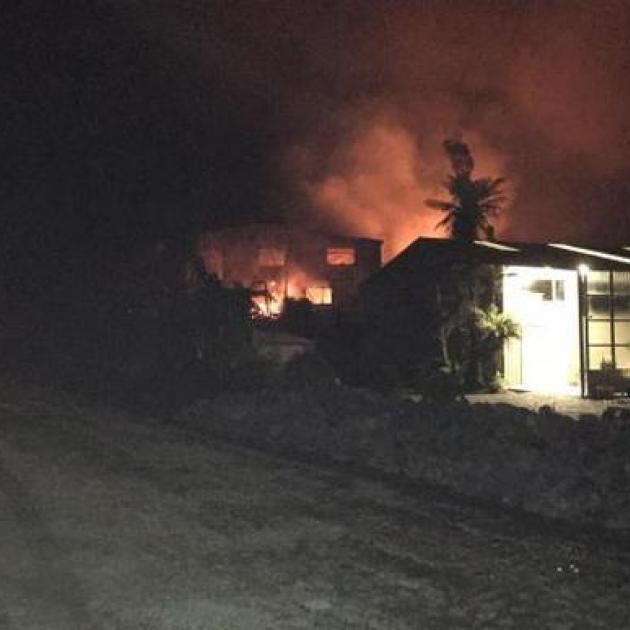 A photo of the fire supplied by police Photo: Supplied / NZ Police