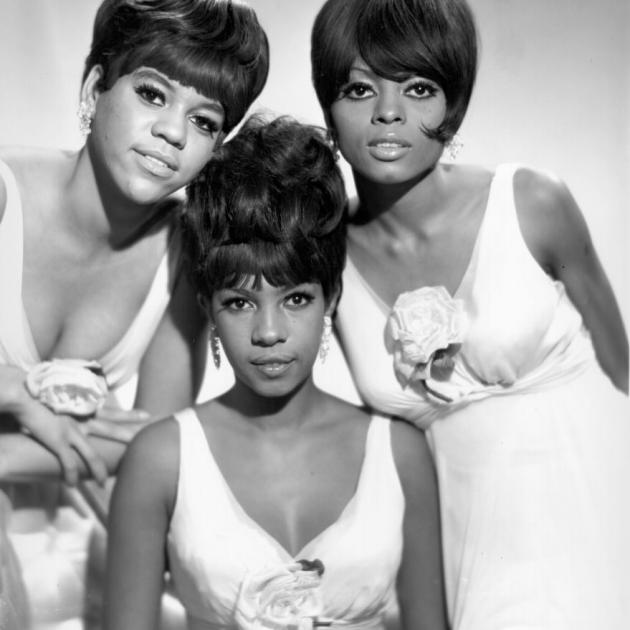 Mary Wilson (centre) with Diana Ross (right) and Florence Ballard in The Supremes. Photo: Michael...