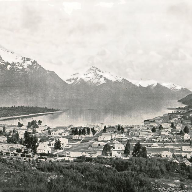 Lake Wakatipu and Queenstown circa 1895. PHOTO: GETTY IMAGES