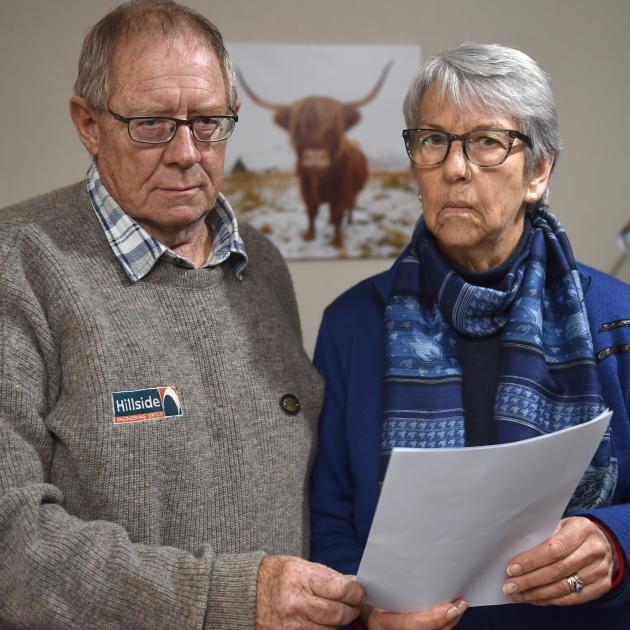 Wayne White and Marj Still are unimpressed that a credit union’s bereavement fund is to close....