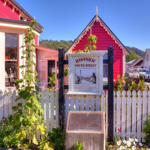 Historic South St  in Nelson City. PHOTO: BARRY PECK