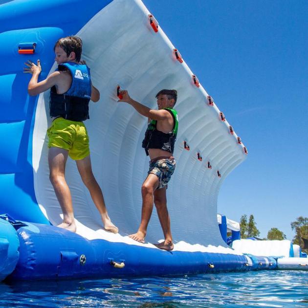 Kaiapoi's proposed aqua play park. Photo: Supplied 