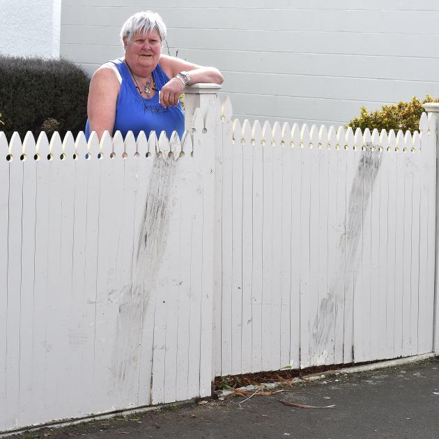  Victoria Rd resident Lynette Harris was woken early yesterday morning by a car crashing into her...