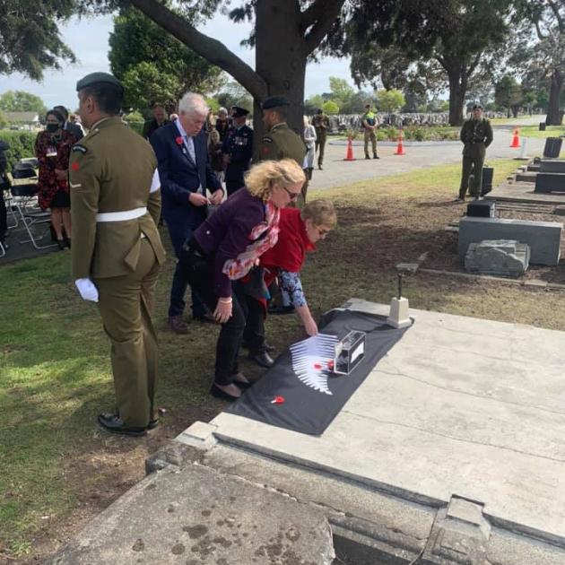 Descendants of Canterbury’s first Victoria Cross recipient Sergeant Henry Nicholas pay their...