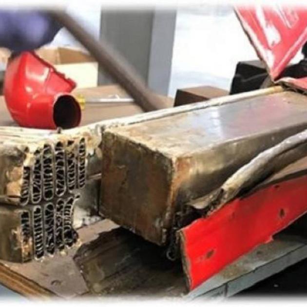 Drugs had been smuggled in machinery parts. Photo: Supplied