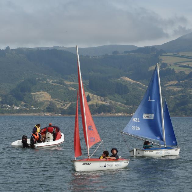 The Sailability event run at the Broad Bay Yacht Club on Saturday proved popular.
