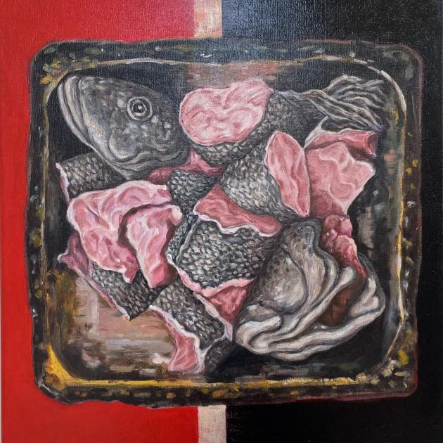 Fish Bits (2021), by James Varga.