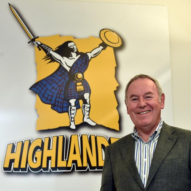 Peter Kean is the new chairman of the Highlanders. PHOTO: GREGOR RICHARDSON