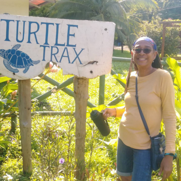 Lynn Kidd travelled to Costa Rica to help turtle populations. Photo: Supplied