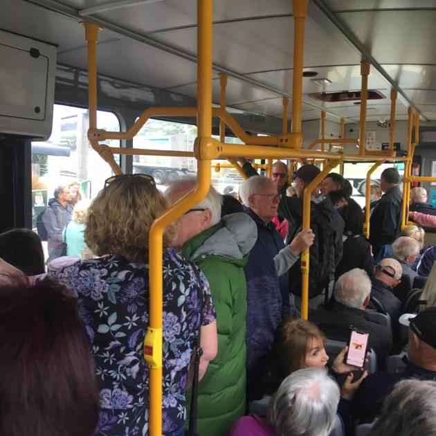 Lyttelton residents concerned about cruise ship passengers overloading the public transport...