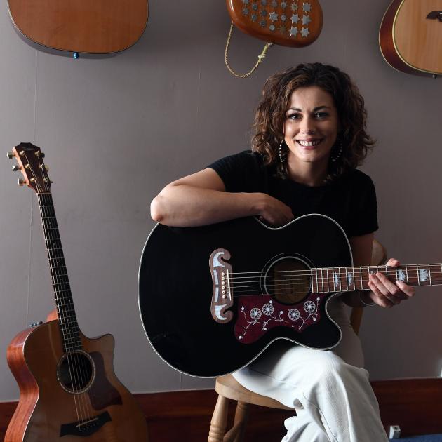 Dunedin country music singer Melissa Partridge prepares to perform at the Tamworth Country Music...