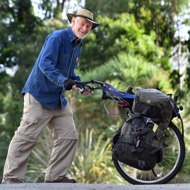 Allan Grant and his Bo Barrow, which he has developed over the past three years. PHOTO: PETER...