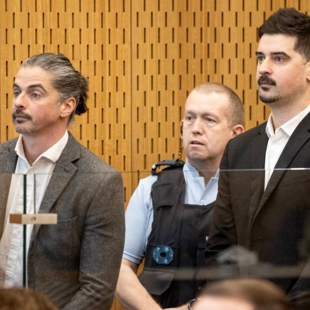 Brothers Danny Jaz (left), and Roberto Jaz in court during their trial. Photo: NZ Herald 
