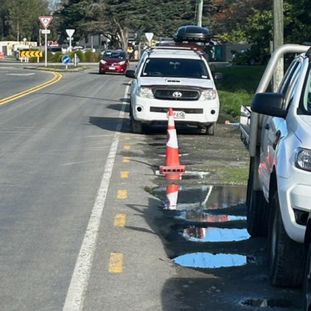 People complained about cars tearing up the grass verge on Springs Rd near Lincoln University....
