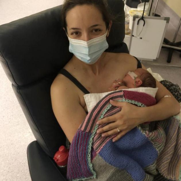 Brooke Naude was given a One Mother to Another care package after her son Callum was born...