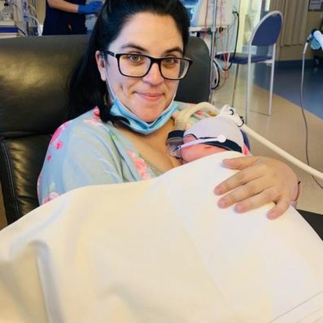 Holly Benson spent 31 days in the neonatal intensive care unit. Photo: Supplied