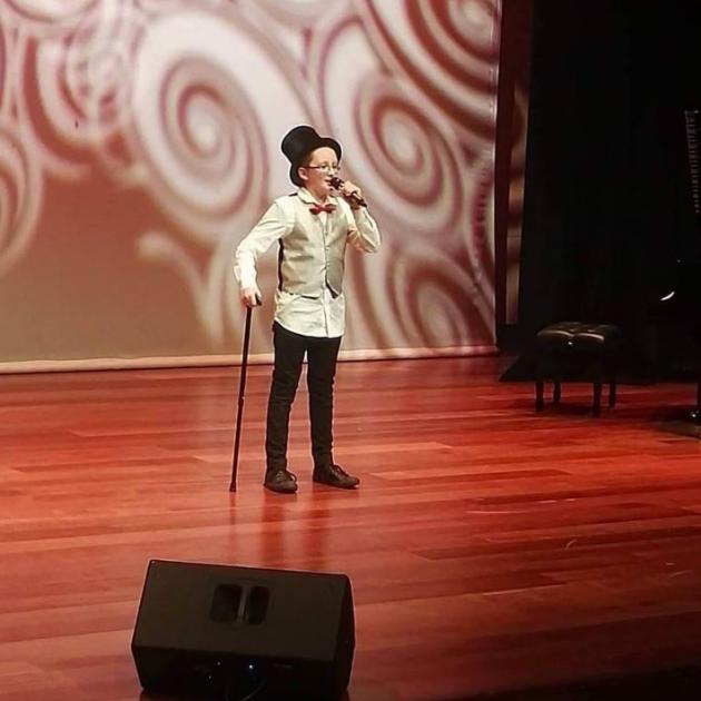 Shaun Reynolds sang a song from The Greatest Showman at The Piano in Christchurch in front of...