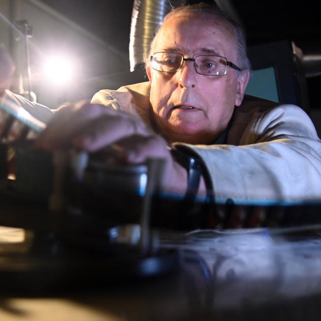 Retiring cinema projectionist Gary Gutschlag weaves his magic on his last day at Dunedin’s Rialto...