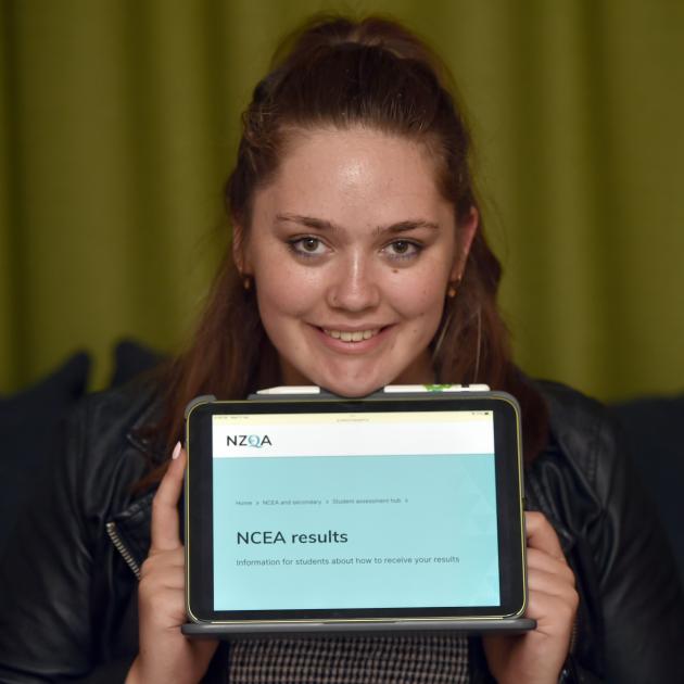 Bayfield High School year 12 pupil Lulu McLean will study psychology at the University of Otago...