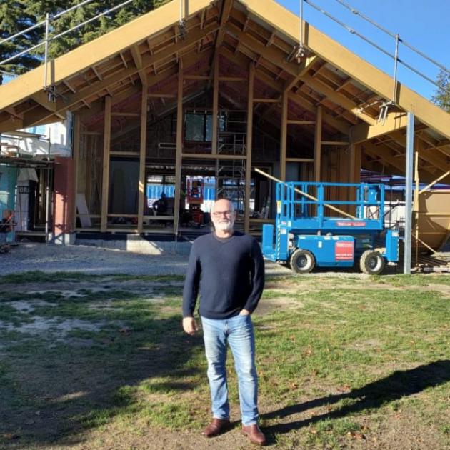 Bruce Kearney is looking forward to opening Rangiora High School’s new whare. Photo: North...