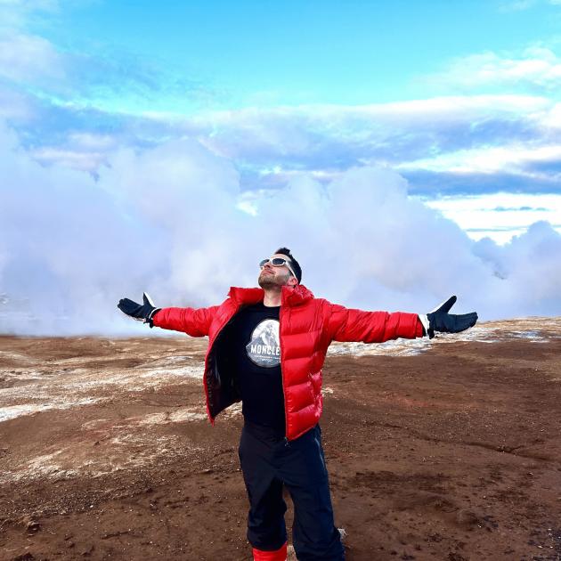 Verstappen was blown away by the landscape and his experience in Iceland.