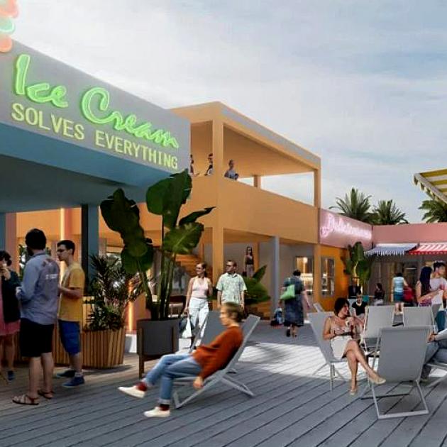 An artist's Impression of the 'Pierside' development at Brighton Mall. Image: Supplied